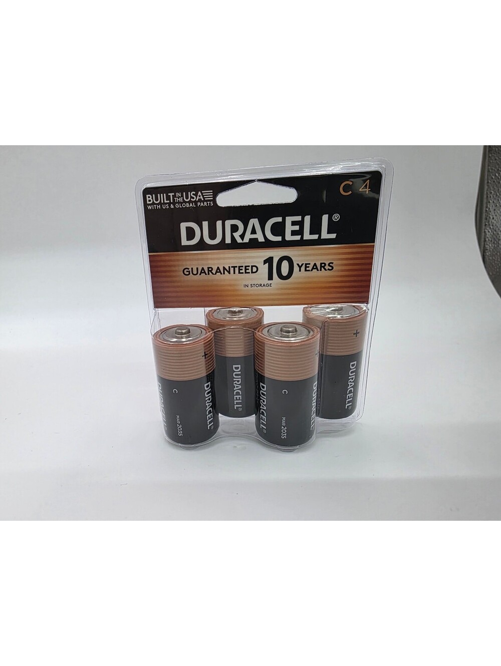 Duracell C4 Batteries Pack - Guaranteed 10 Years Storage